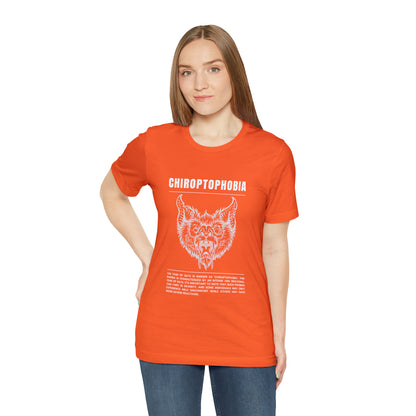 Chiroptophobia Fear of Bats Tee