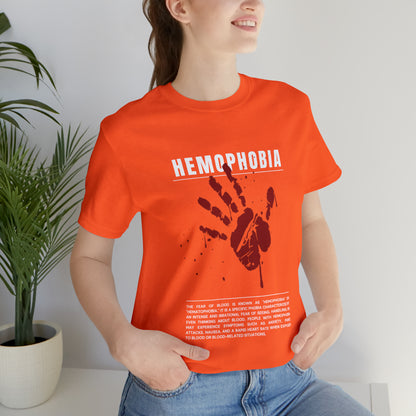 Hemophobia Fear of Blood Halloween Tee