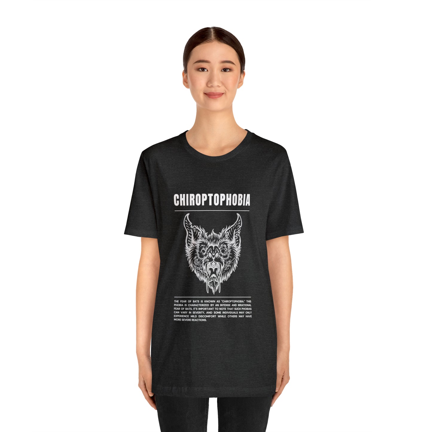 Chiroptophobia Fear of Bats Tee