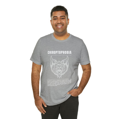 Chiroptophobia Fear of Bats Tee