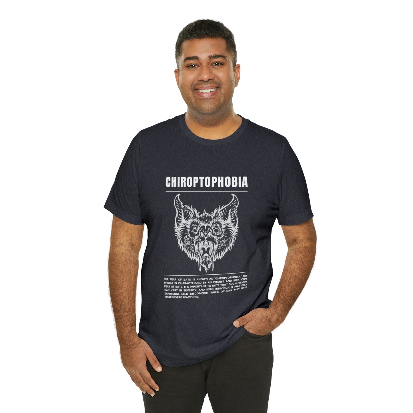 Chiroptophobia Fear of Bats Tee