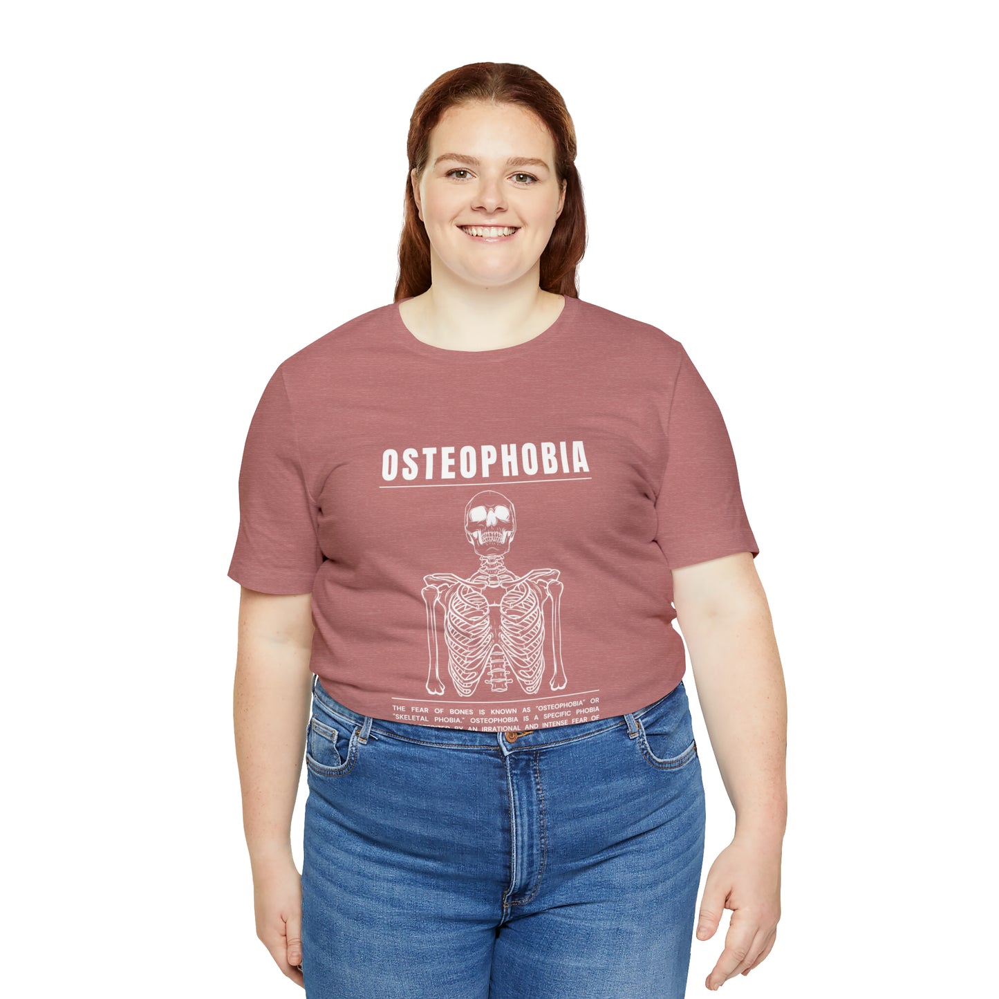 Osteophobia Fear of Bones Tee