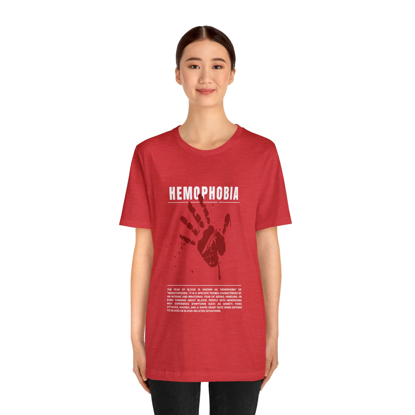 Hemophobia Fear of Blood Halloween Tee