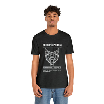 Chiroptophobia Fear of Bats Tee