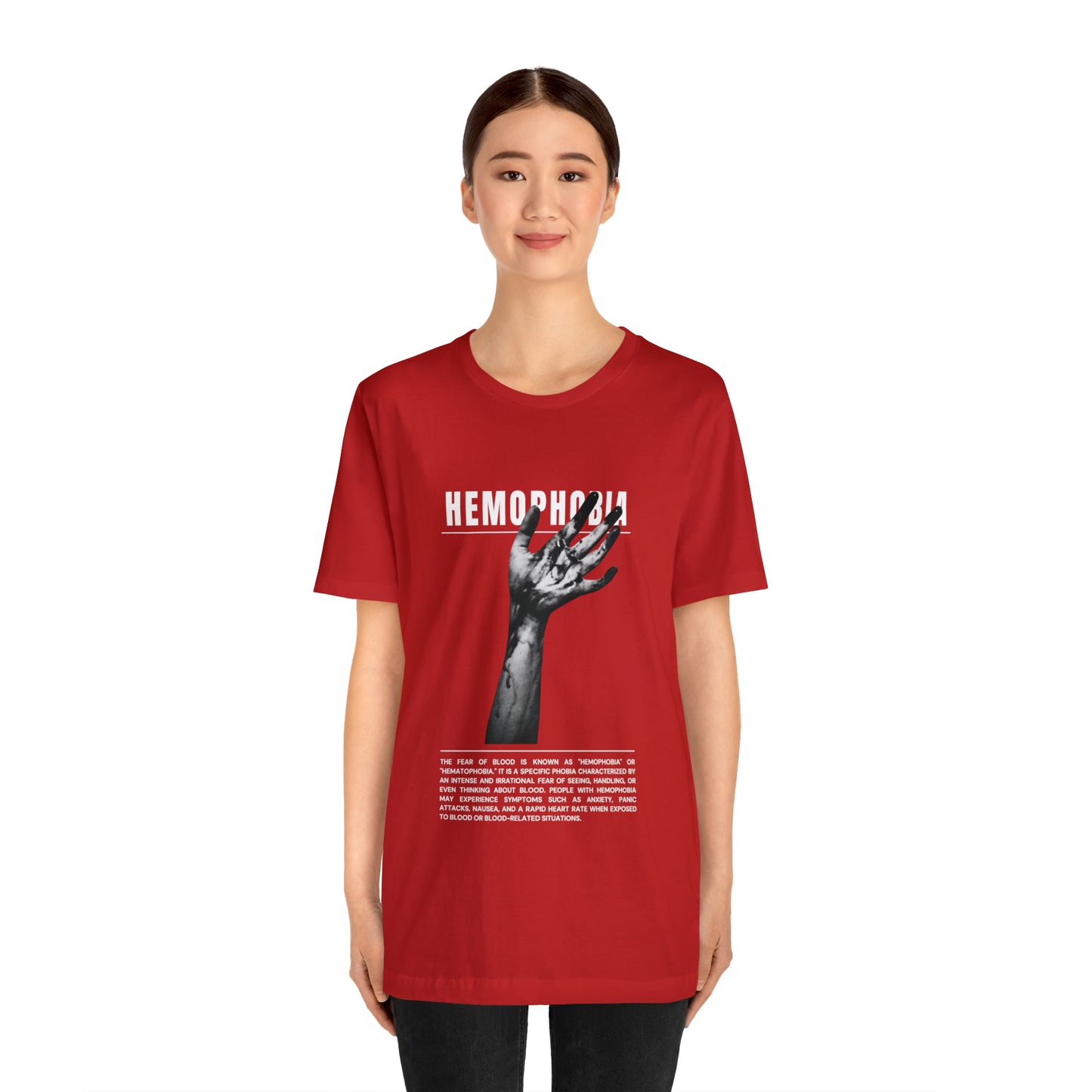 Hemophobia Fear of Blood Halloween Tee