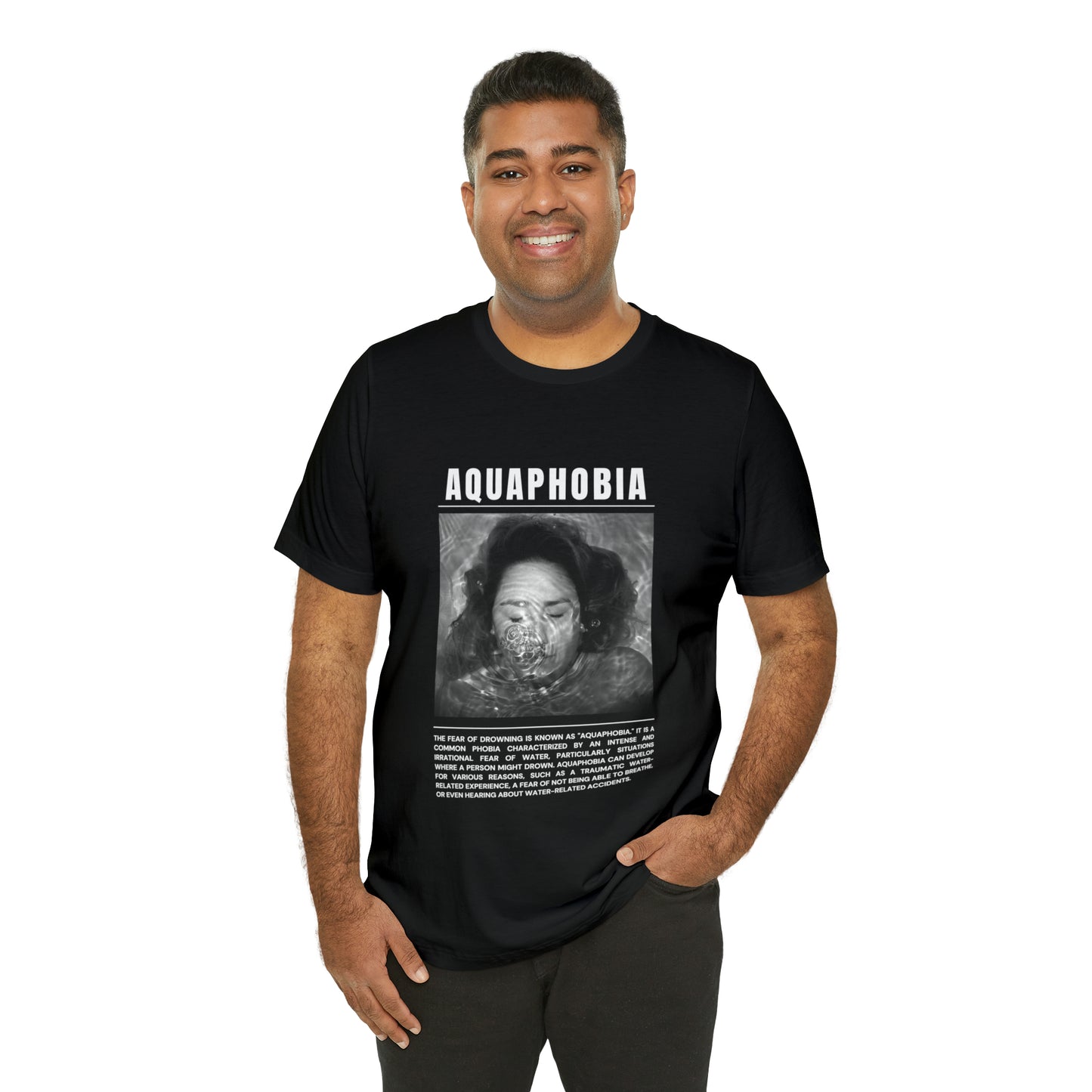 Aquaphobia Fear of Drowning Halloween Tee