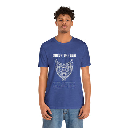 Chiroptophobia Fear of Bats Tee