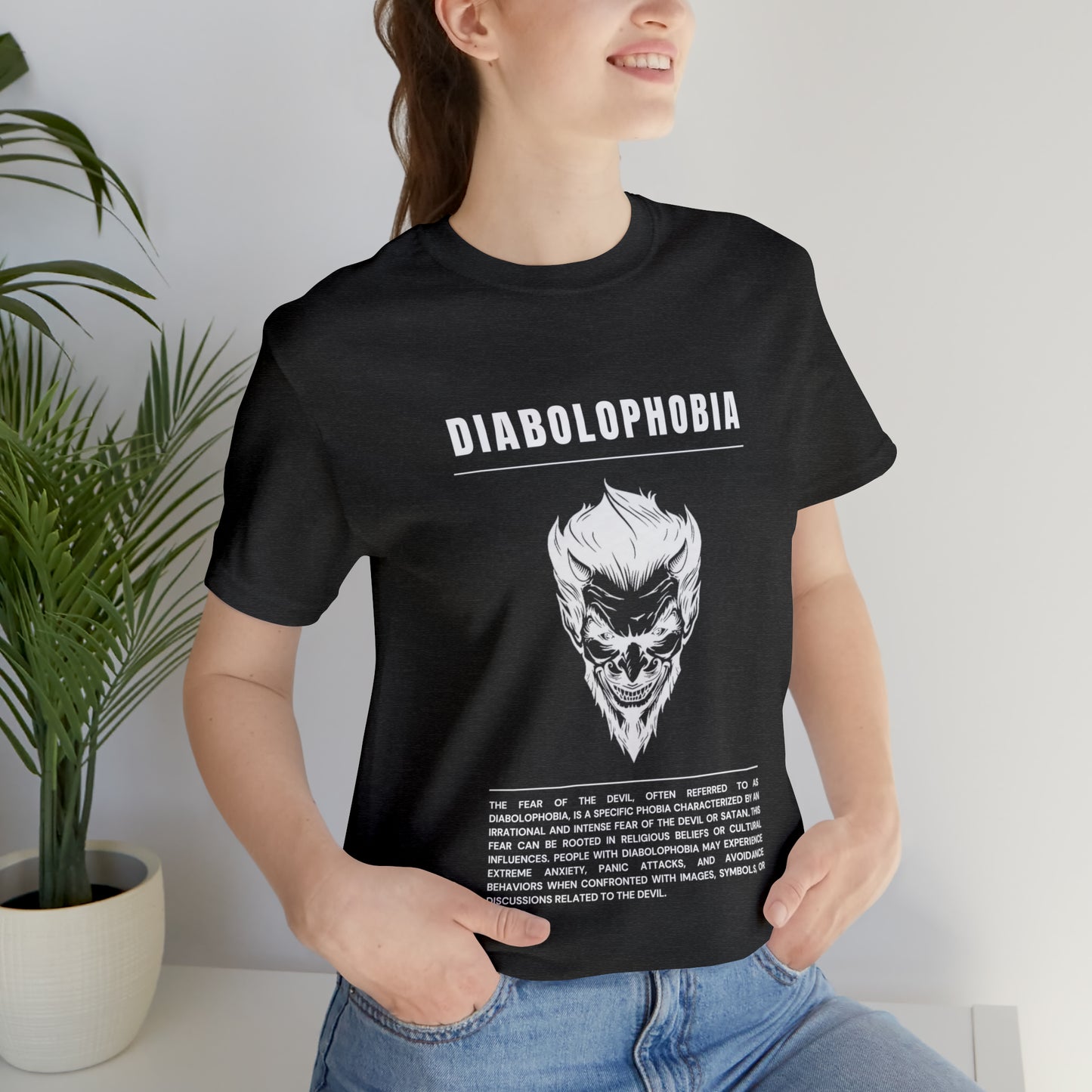 Diabolophobia Fear of The Devil Halloween Tee