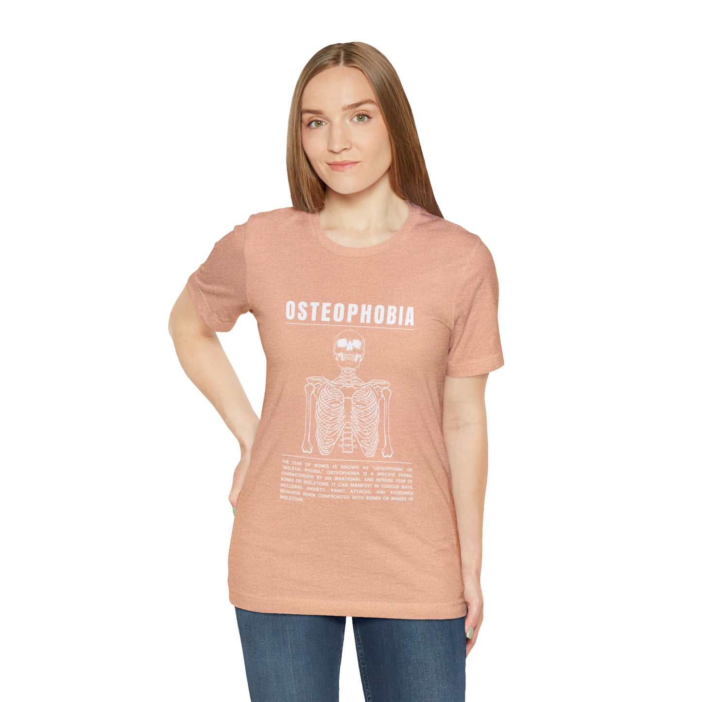 Osteophobia Fear of Bones Tee