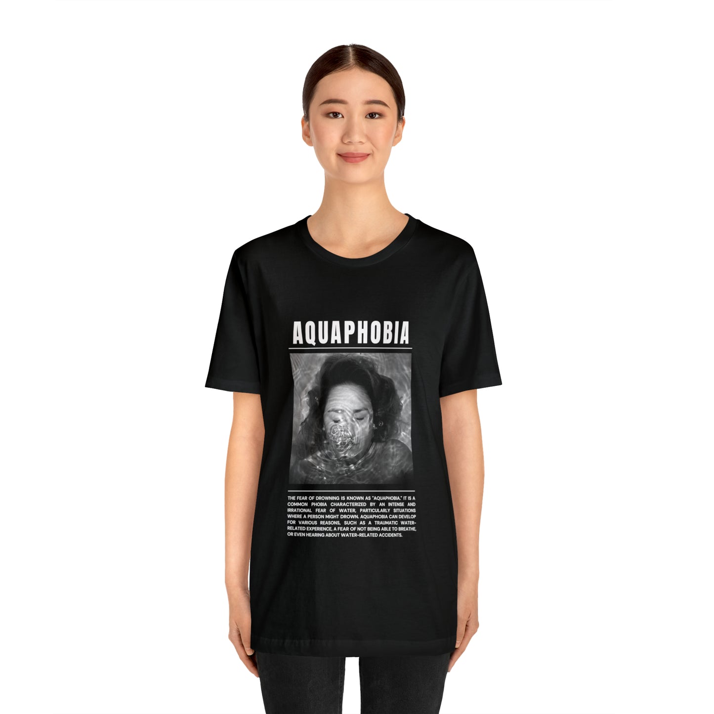 Aquaphobia Fear of Drowning Halloween Tee