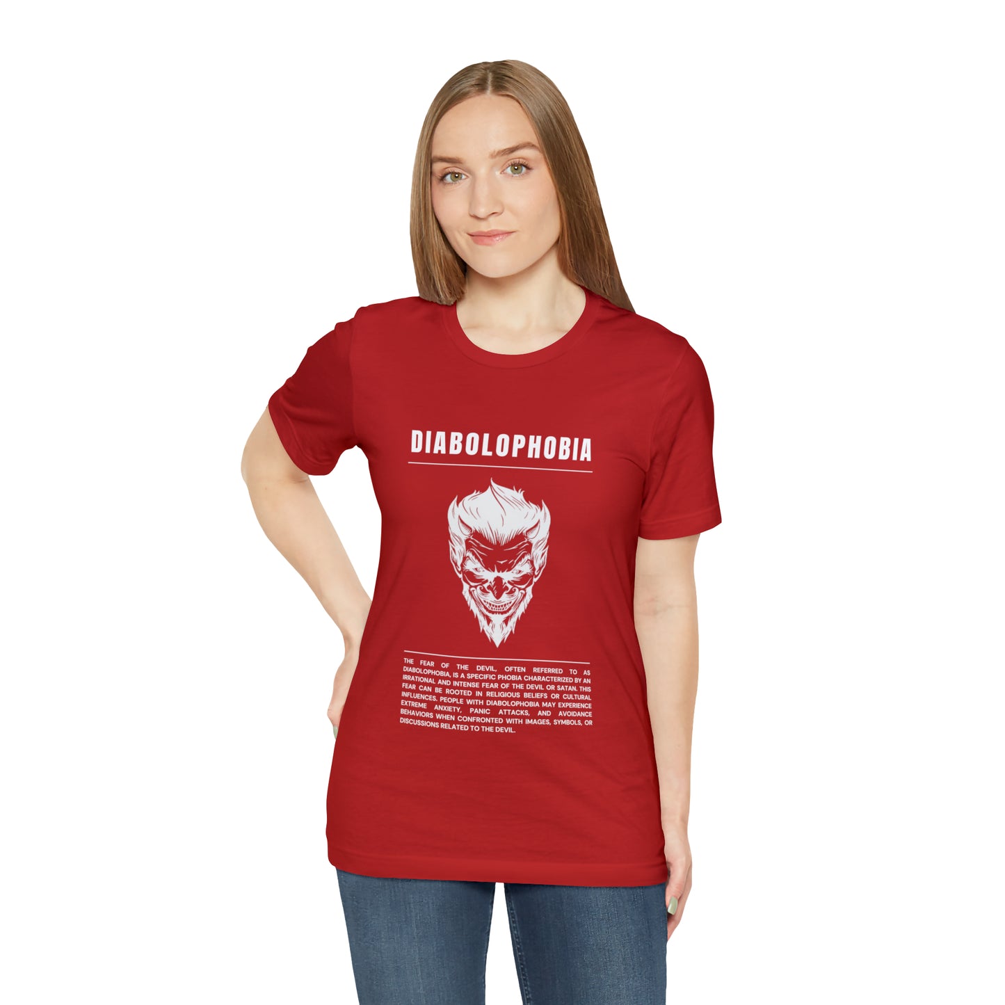 Diabolophobia Fear of The Devil Halloween Tee