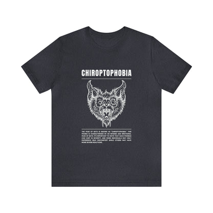 Chiroptophobia Fear of Bats Tee