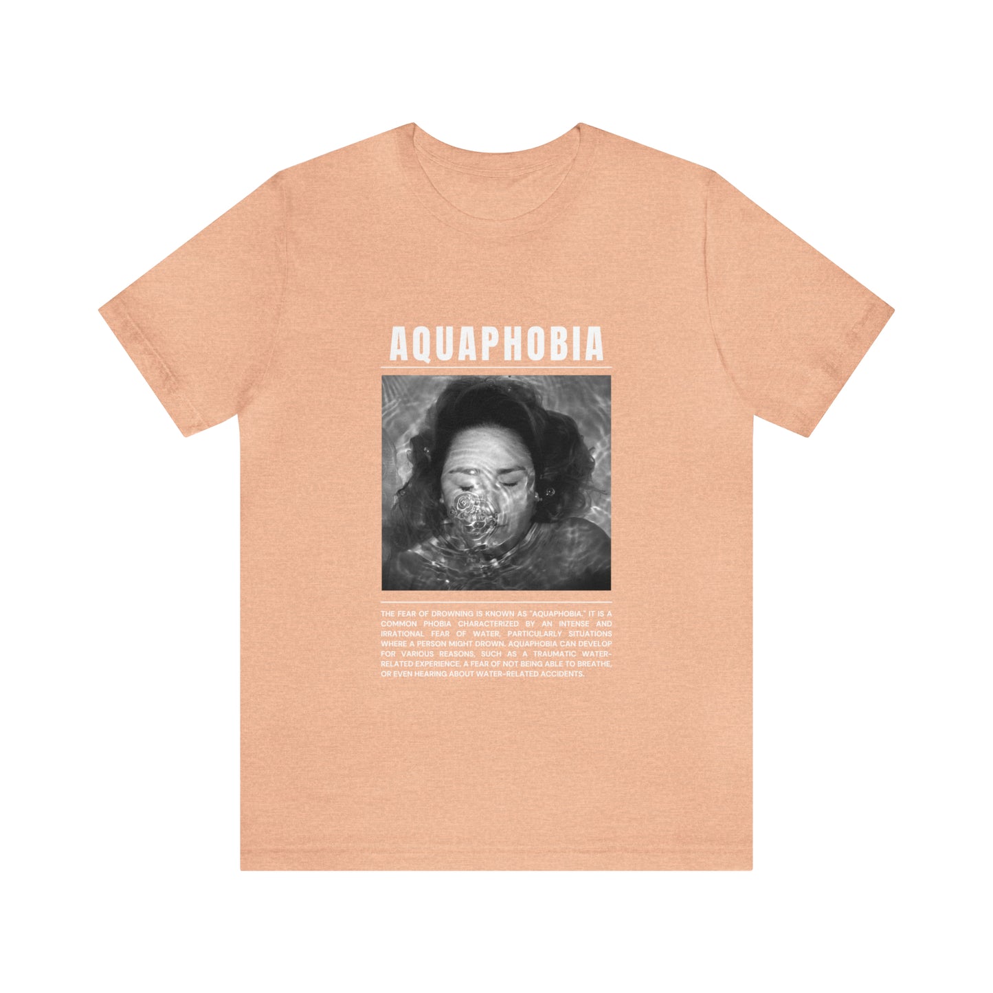 Aquaphobia Fear of Drowning Halloween Tee