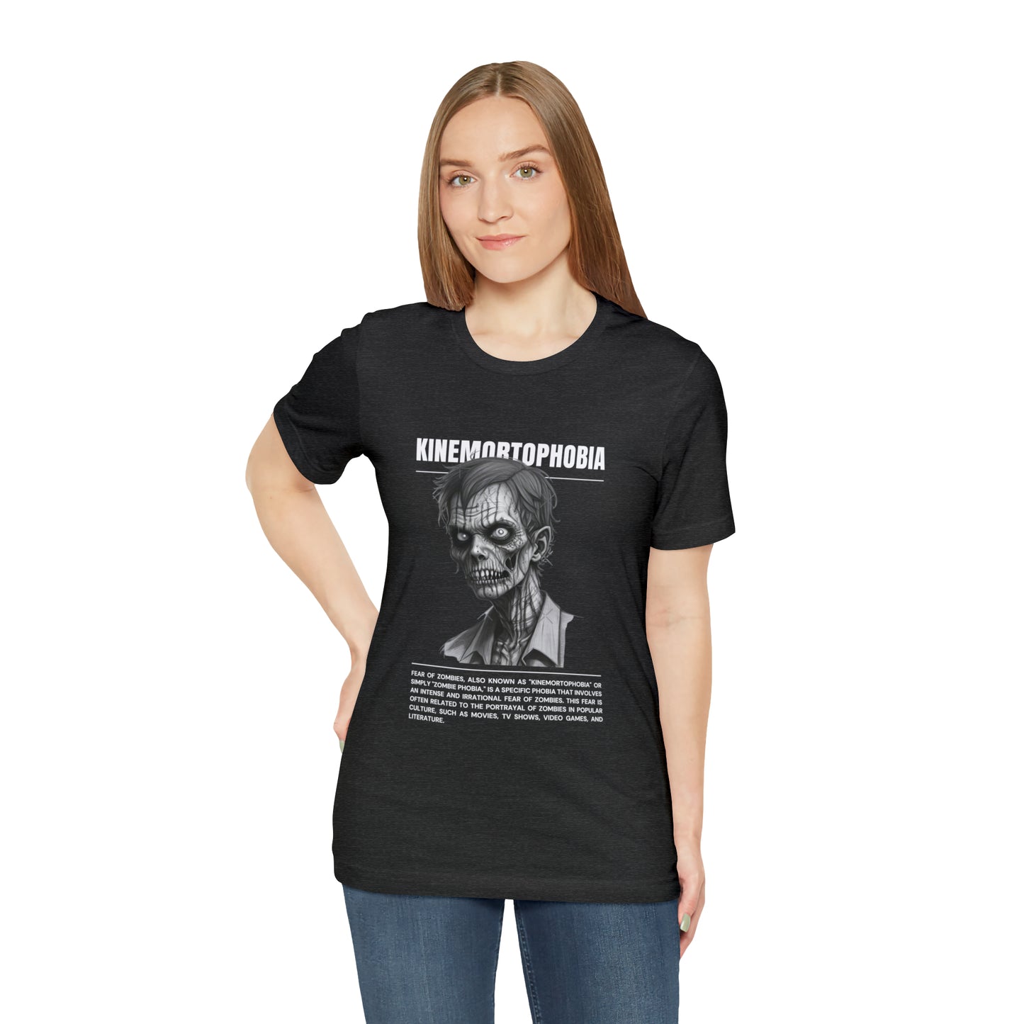 Kinemortophobia Fear of Zombies Halloween Tee