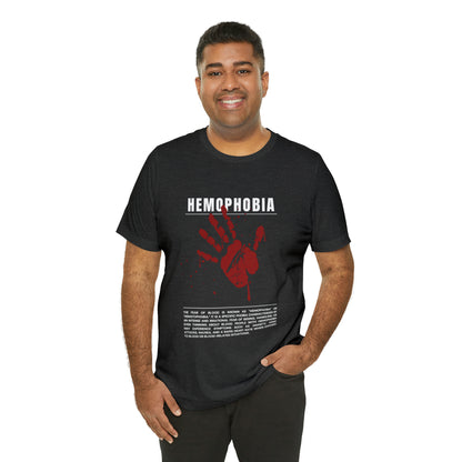 Hemophobia Fear of Blood Halloween Tee