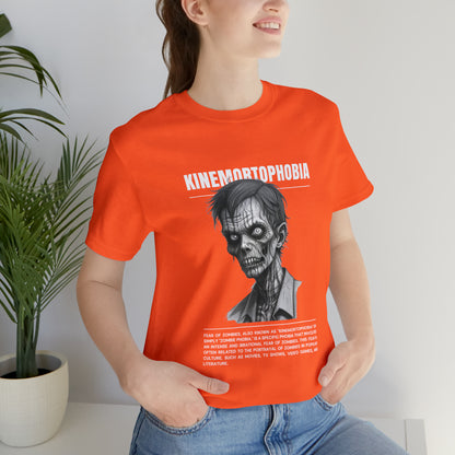 Kinemortophobia Fear of Zombies Halloween Tee