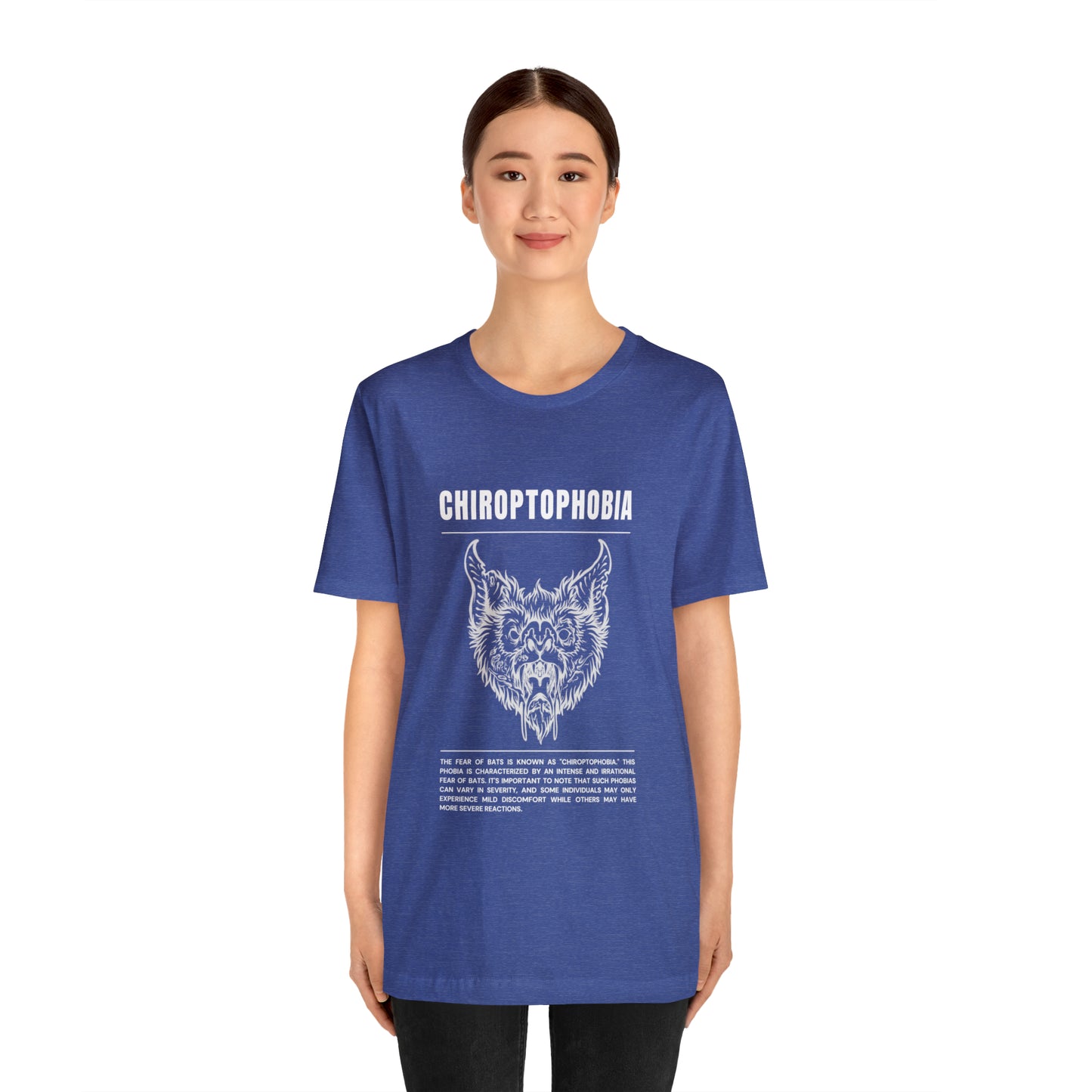 Chiroptophobia Fear of Bats Tee