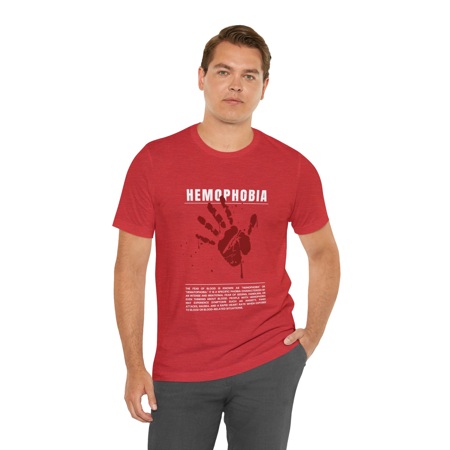 Hemophobia Fear of Blood Halloween Tee