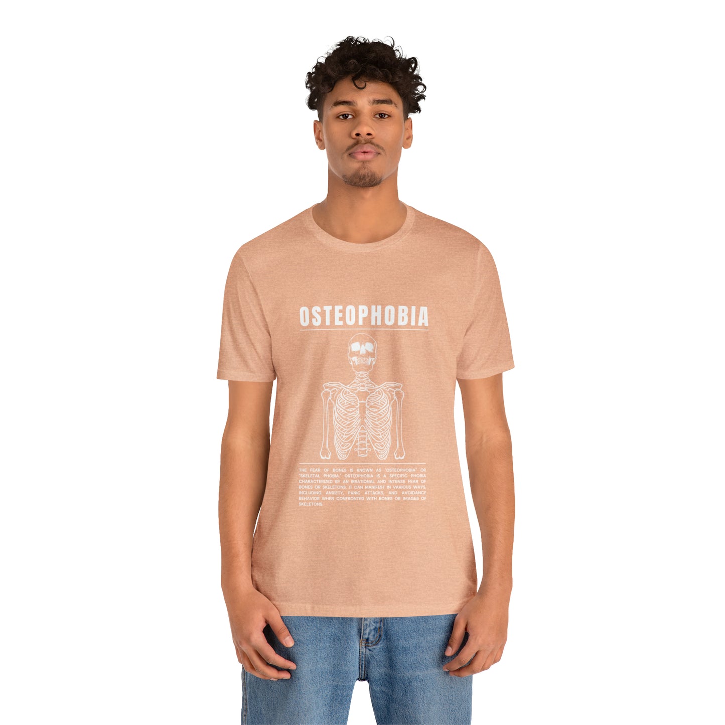 Osteophobia Fear of Bones Tee