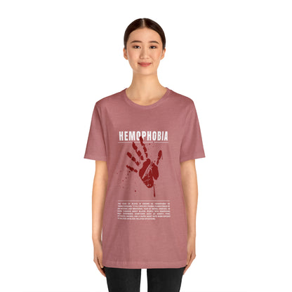 Hemophobia Fear of Blood Halloween Tee