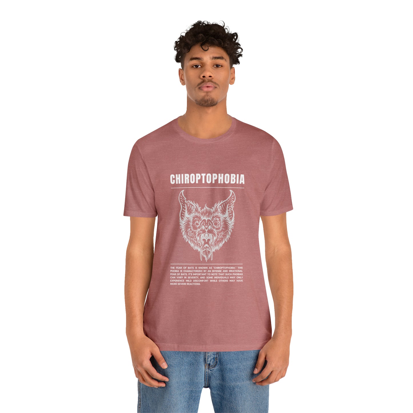 Chiroptophobia Fear of Bats Tee