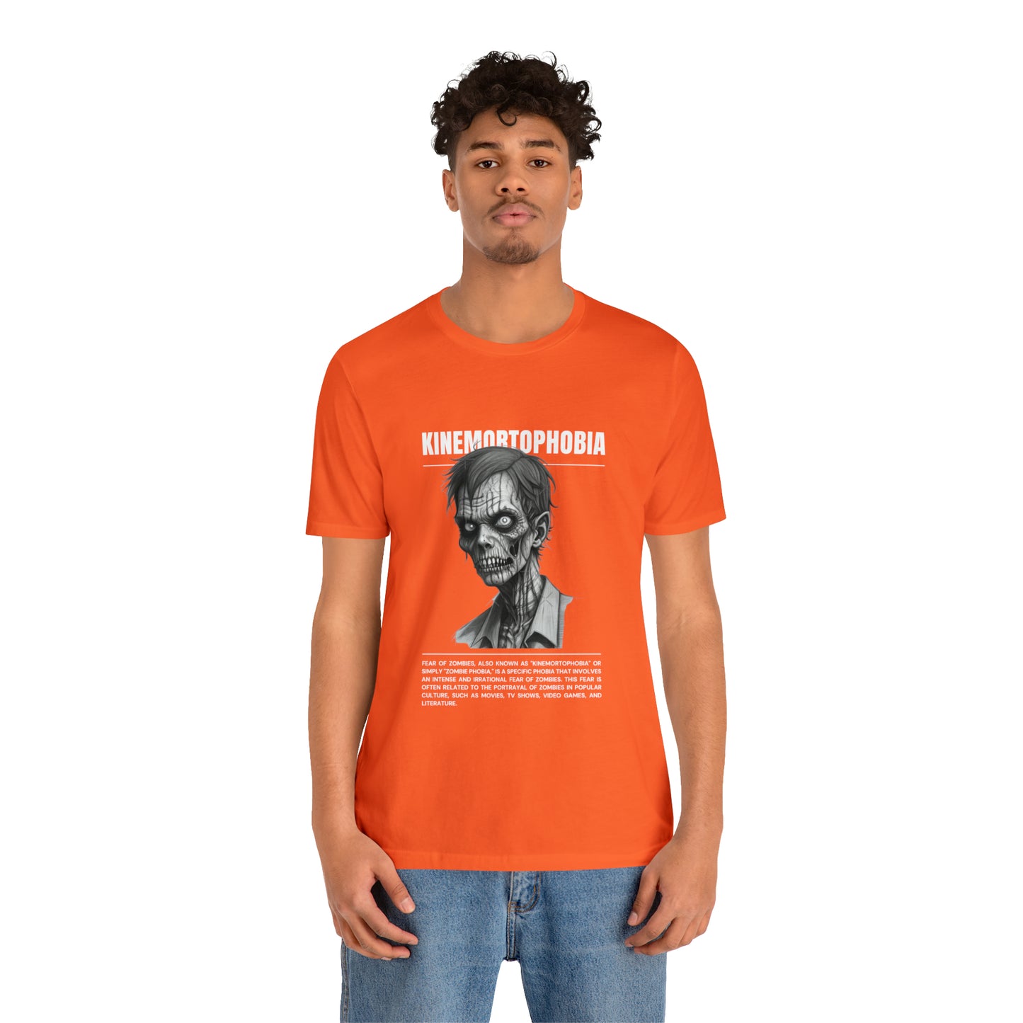 Kinemortophobia Fear of Zombies Halloween Tee