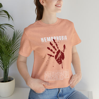 Hemophobia Fear of Blood Halloween Tee