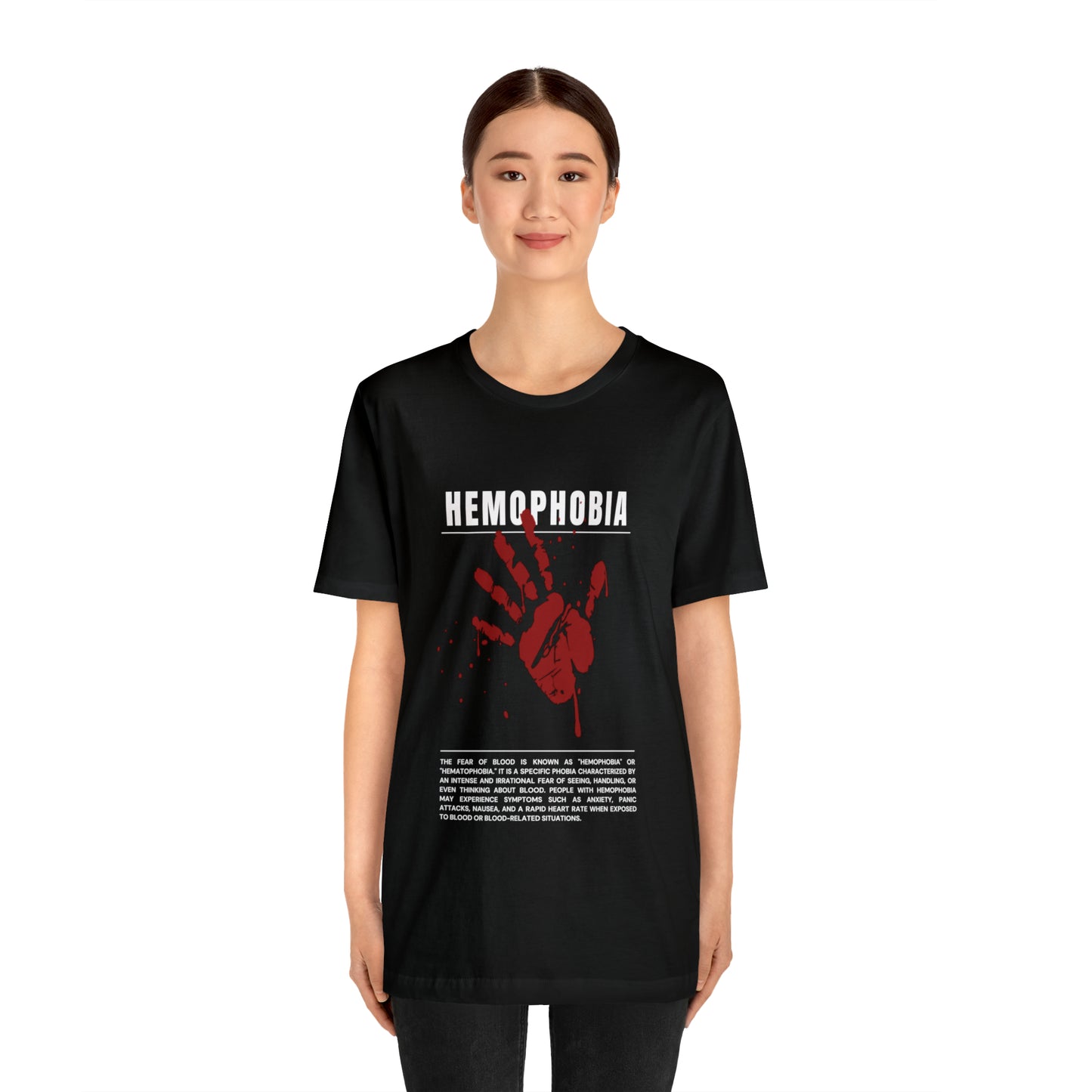 Hemophobia Fear of Blood Halloween Tee