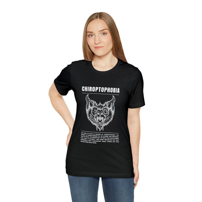 Chiroptophobia Fear of Bats Tee