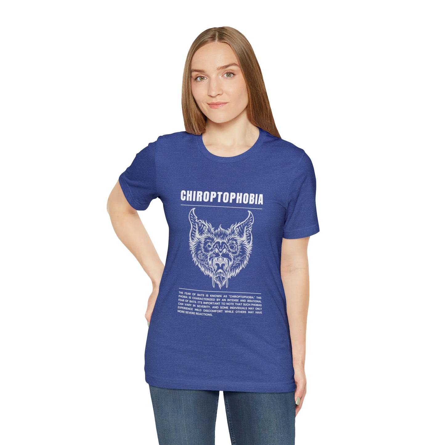 Chiroptophobia Fear of Bats Tee