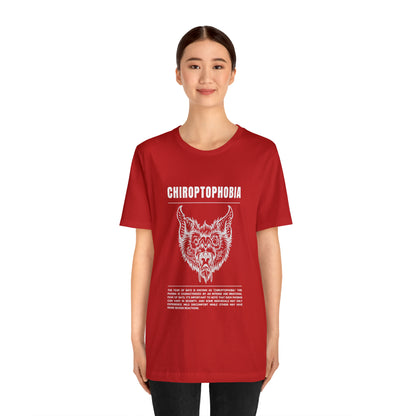 Chiroptophobia Fear of Bats Tee