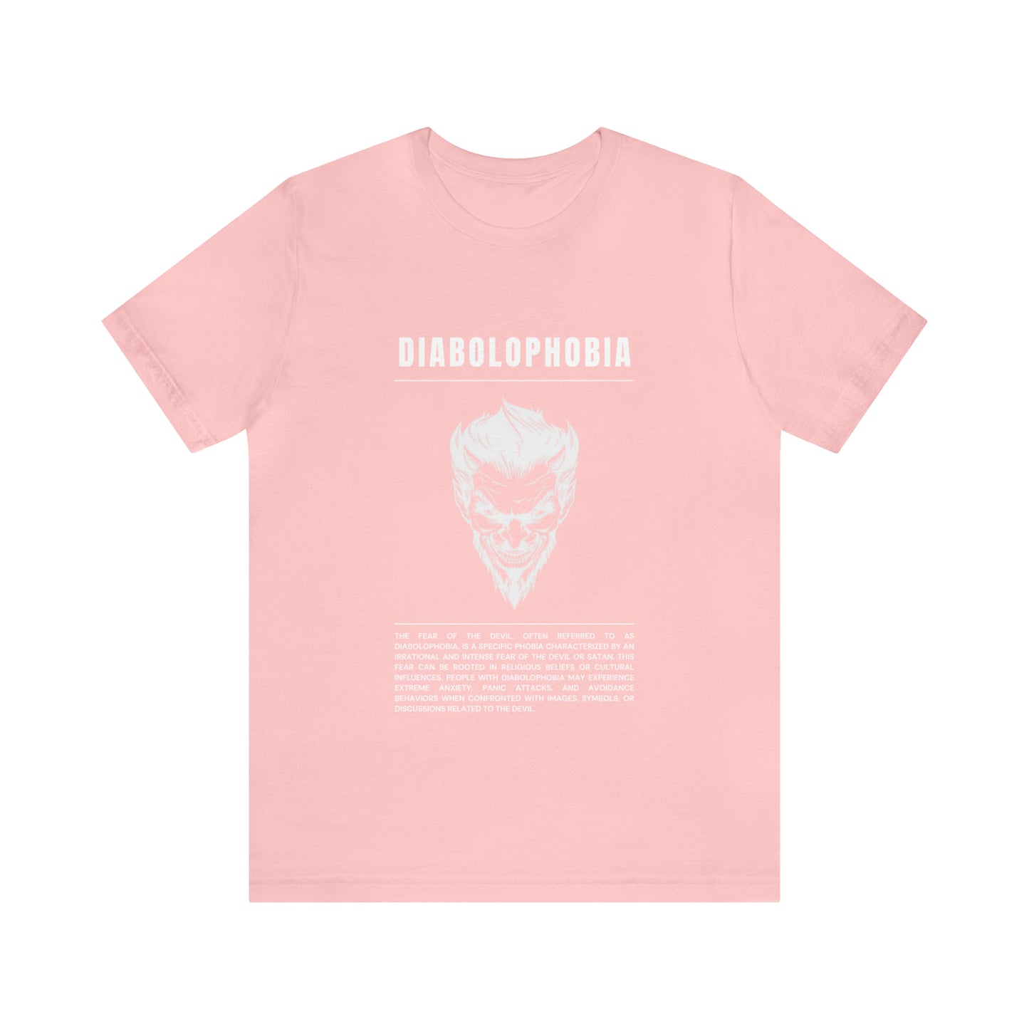 Diabolophobia Fear of The Devil Halloween Tee