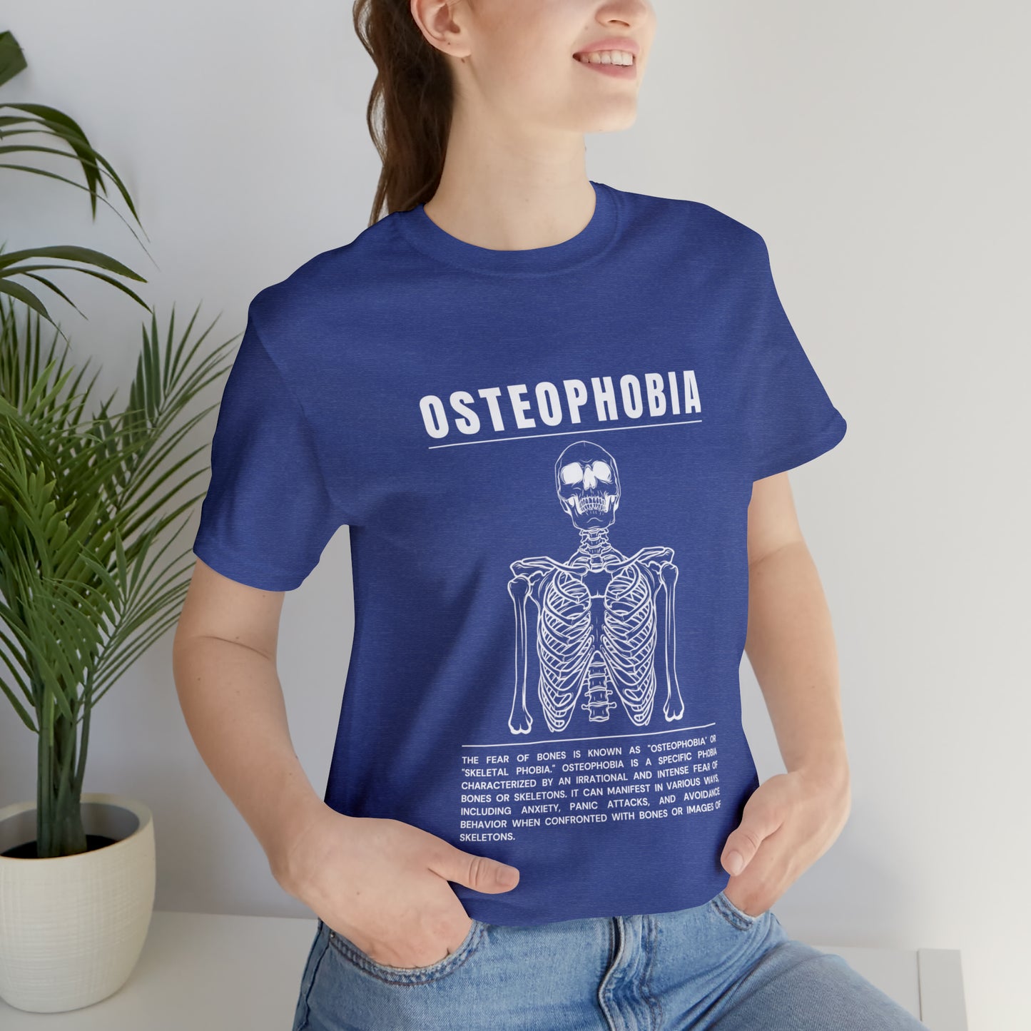 Osteophobia Fear of Bones Tee