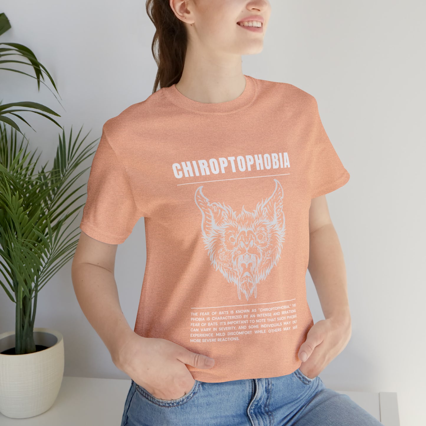 Chiroptophobia Fear of Bats Tee