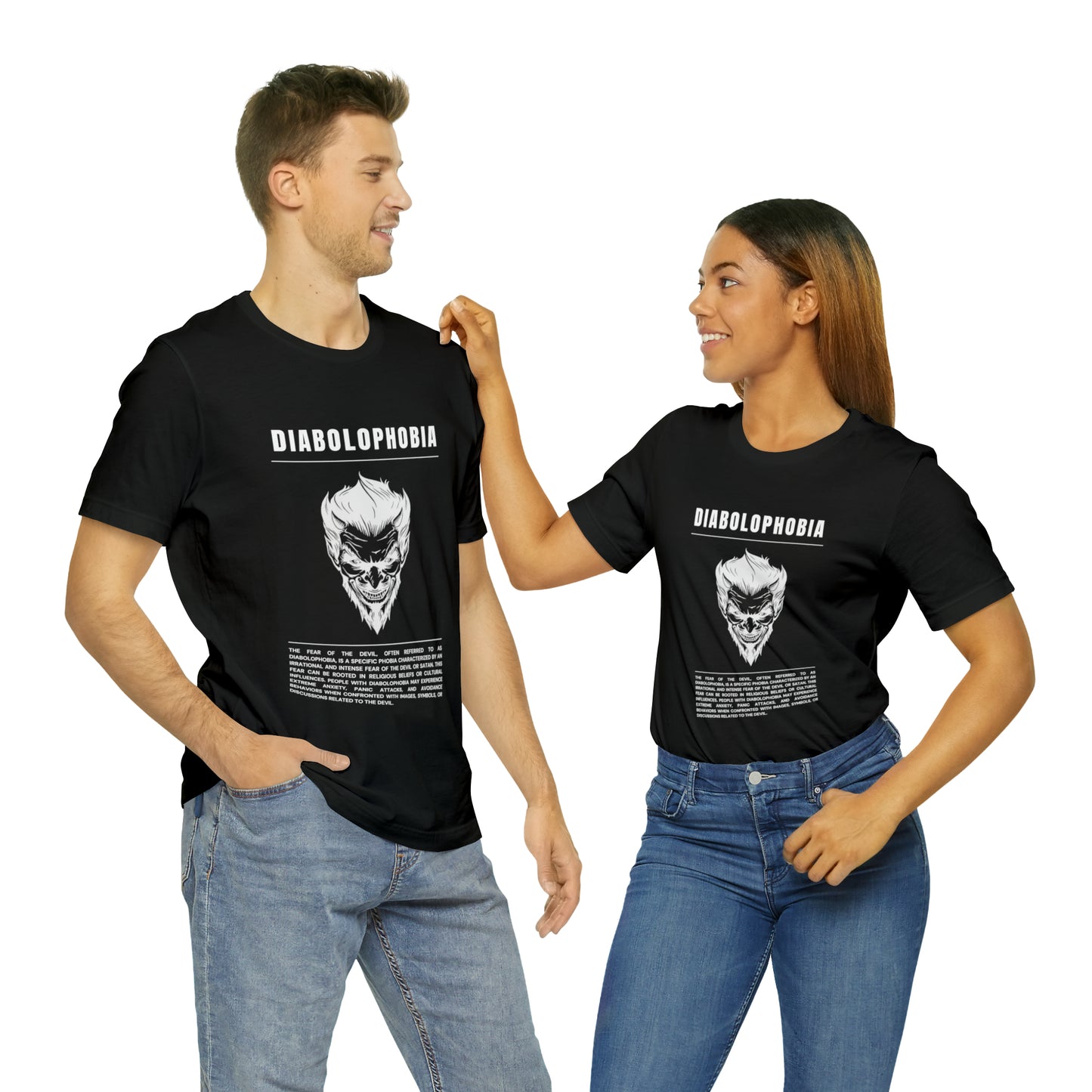 Diabolophobia Fear of The Devil Halloween Tee