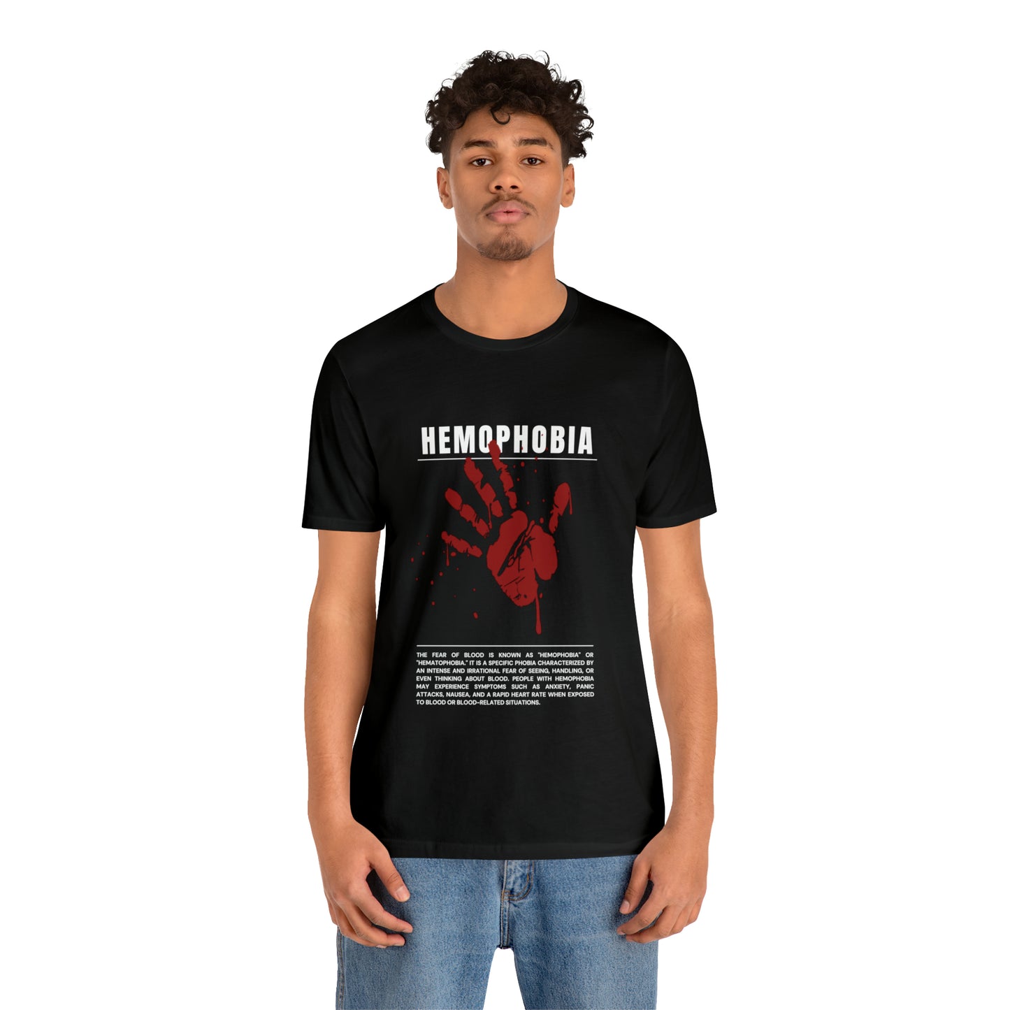 Hemophobia Fear of Blood Halloween Tee