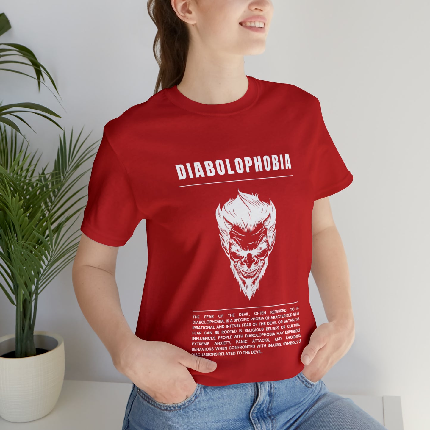 Diabolophobia Fear of The Devil Halloween Tee