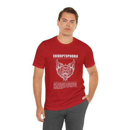 Chiroptophobia Fear of Bats Tee