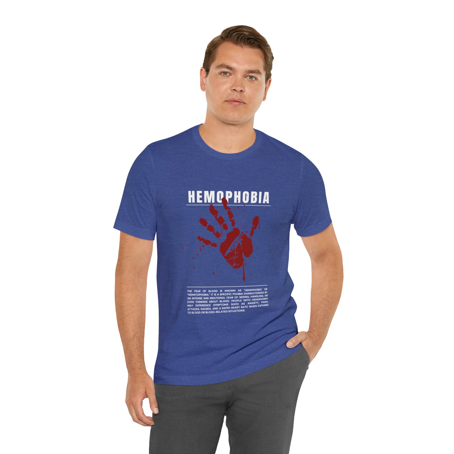 Hemophobia Fear of Blood Halloween Tee