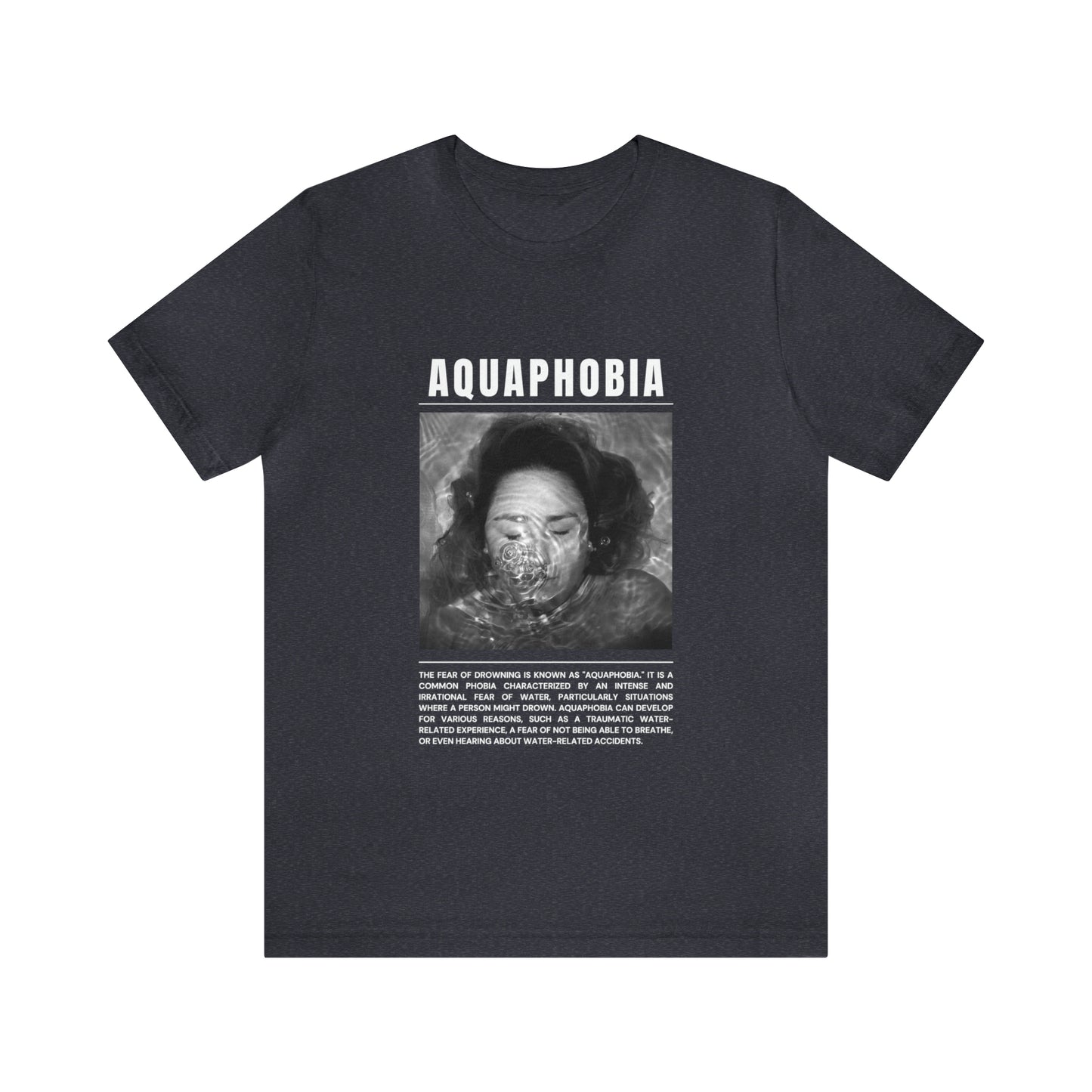 Aquaphobia Fear of Drowning Halloween Tee