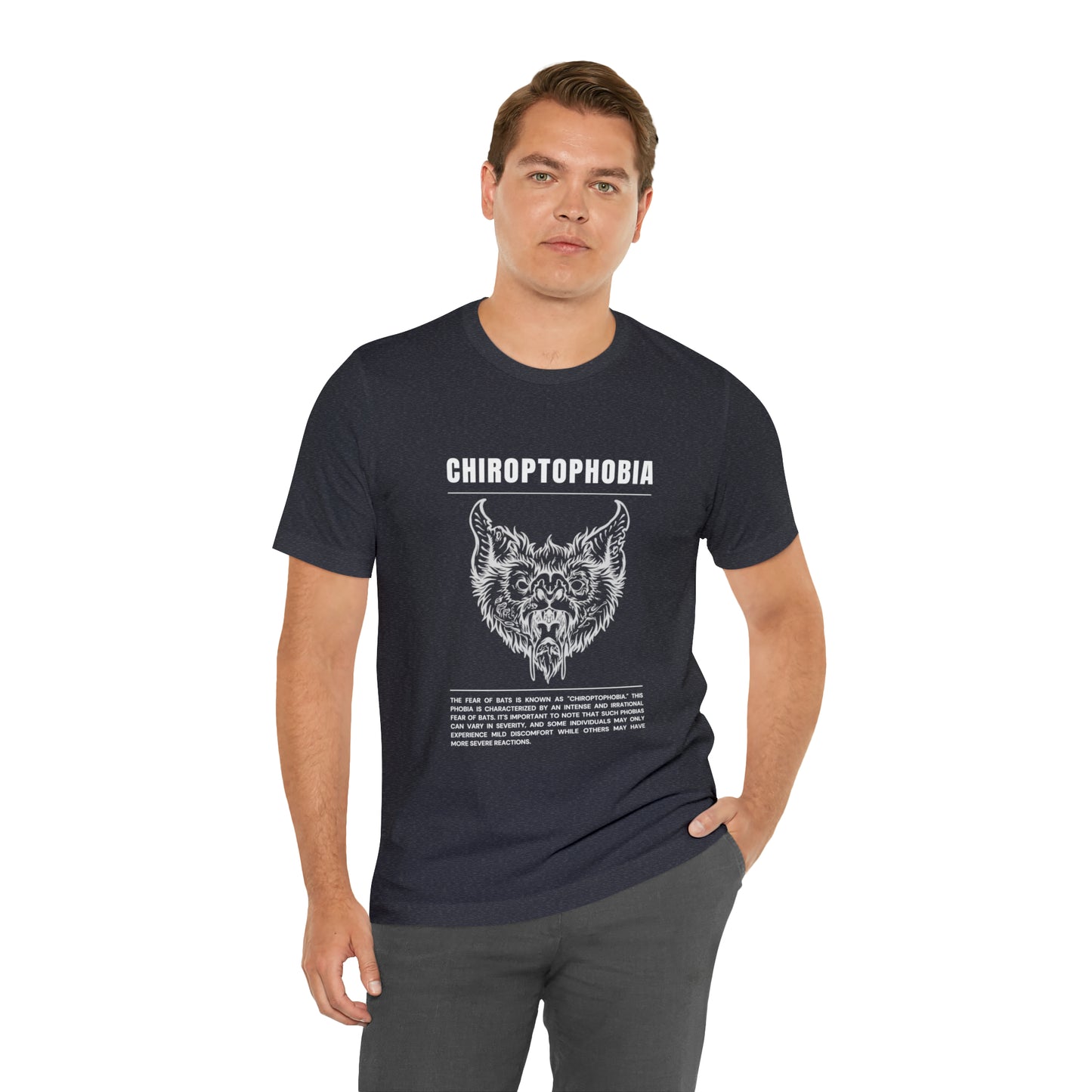 Chiroptophobia Fear of Bats Tee