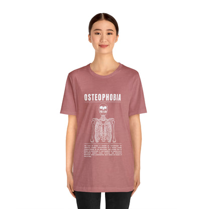 Osteophobia Fear of Bones Tee