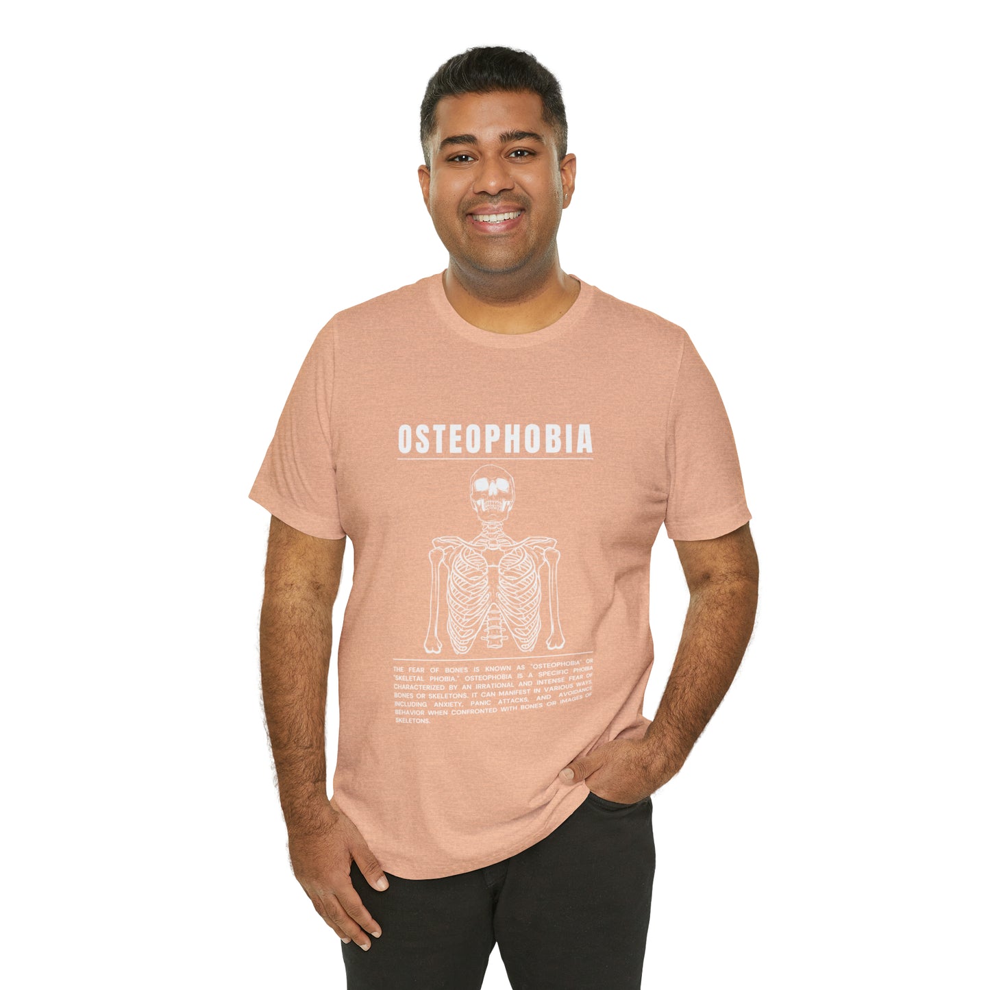 Osteophobia Fear of Bones Tee