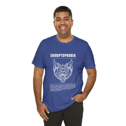 Chiroptophobia Fear of Bats Tee