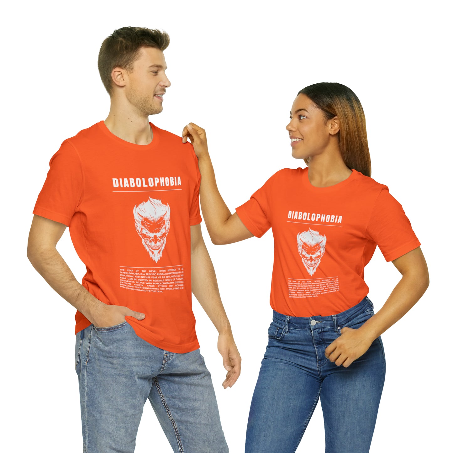 Diabolophobia Fear of The Devil Halloween Tee