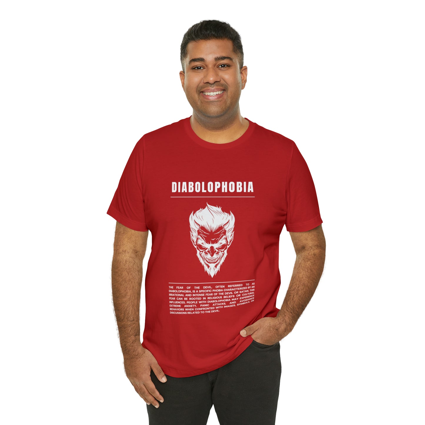 Diabolophobia Fear of The Devil Halloween Tee