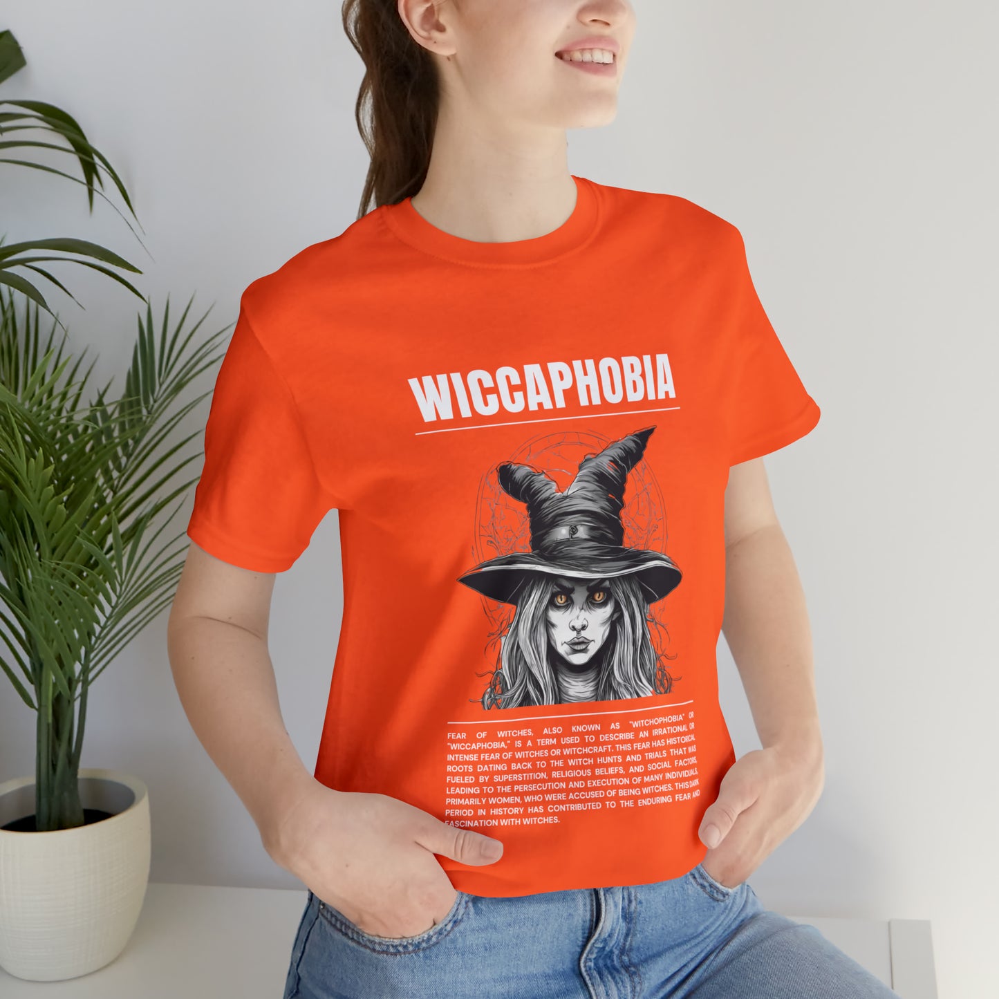 Wiccaphobia Fear of Witches Halloween Tee