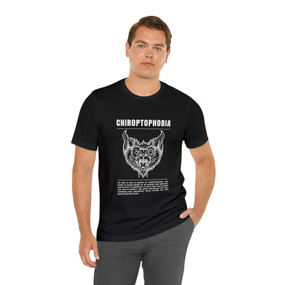 Chiroptophobia Fear of Bats Tee