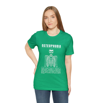 Osteophobia Fear of Bones Tee