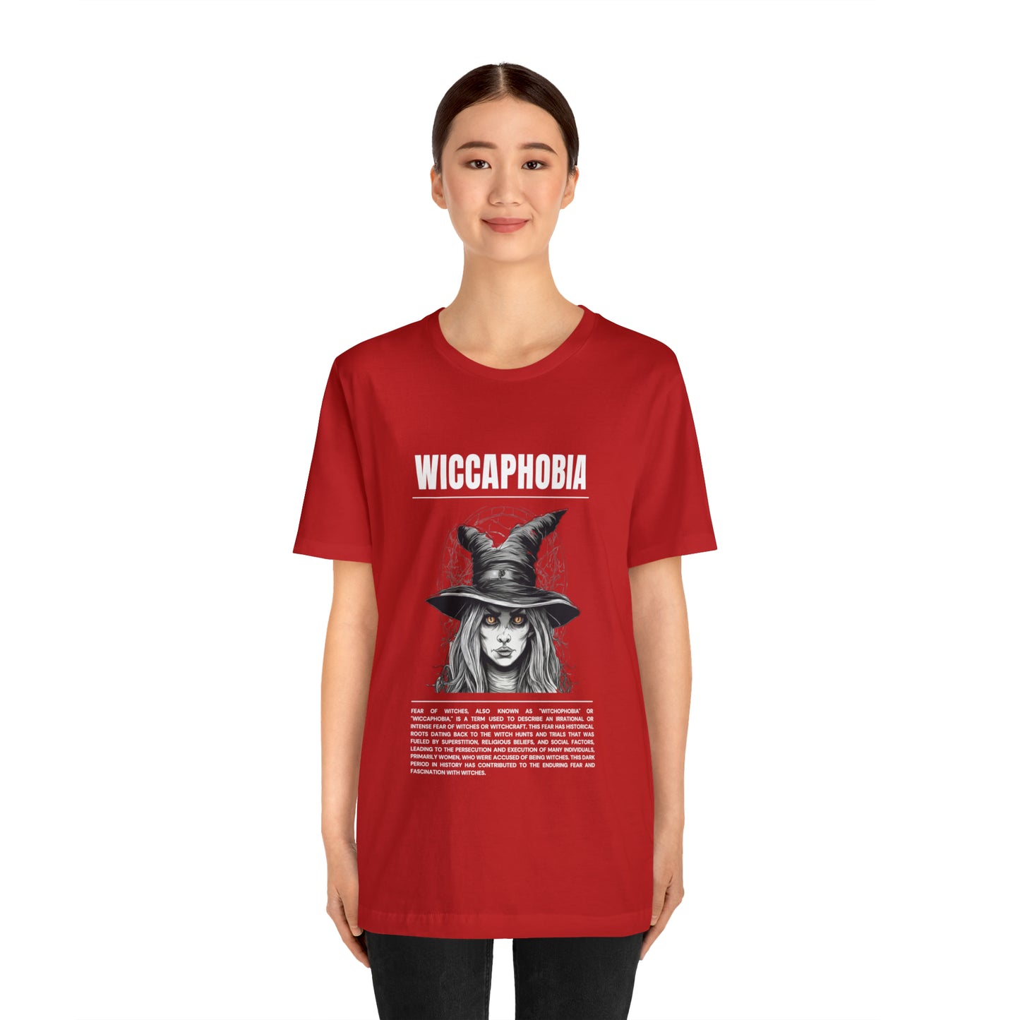 Wiccaphobia Fear of Witches Halloween Tee